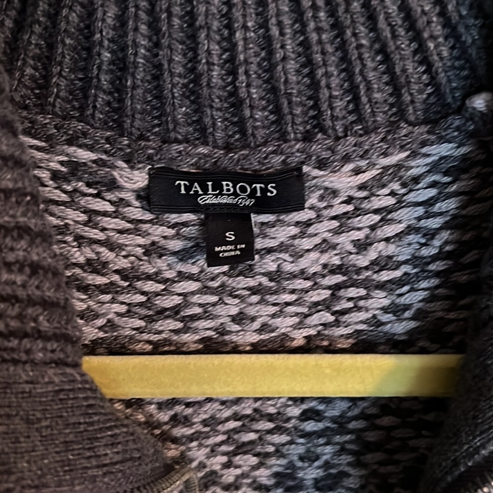 Talbots zip sweater - Picture 2 of 4